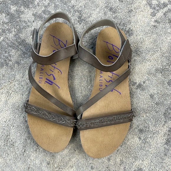 Blowfish Malibu Gablet Strappy Sandals Flat Beachy Boho Sz 6 - Picture 3 of 12
